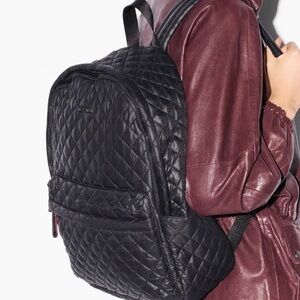 MZ Wallace Black Metro Backpack Deluxe